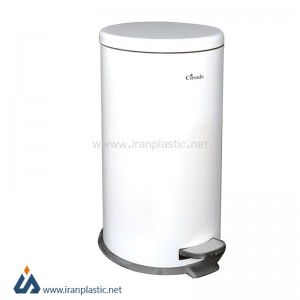 سطل استیل پدال دار 30 لیتری سفید سرکوله.jpg
