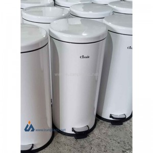سطل استیل پدال دار 30 لیتری سفید سرکوله.jpg