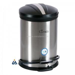 سطل آشغال سرویس بهداشتی استیل 3 لیتری سرکوله