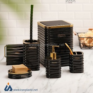 ست بهداشتی شش پارچه کرلی آنکسیا پلاستیک