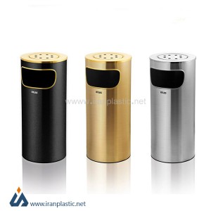 سطل زباله استیل زیر سیگاری دار هانیس اطلس