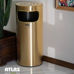 سطل زباله استیل زیر سیگاری دار هانیس اطلس