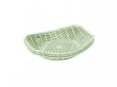 سبد نان و سبزی بیضی لیمون پلاستیک