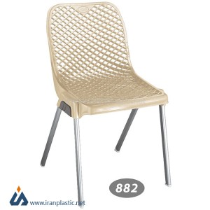 صندلی پلاستیکی دسته دار ناصر پلاستیک کد 882