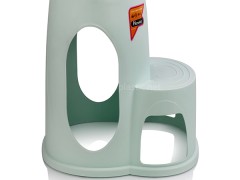 چهارپایه دو پله بلند هوم کت پلاستیک