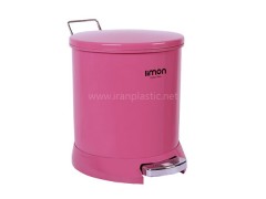 سطل زباله گرد پدالی لیمون پلاستیک