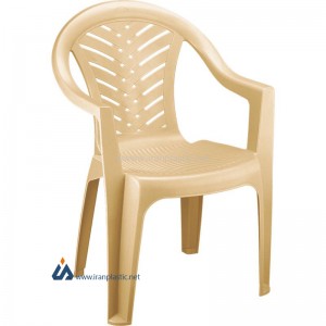 صندلی پلاستیکی دسته دار ناصر پلاستیک کد 874