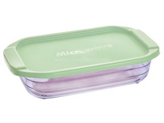 تابه بزرگ دربدار شیشه ای لیمون پلاستیک کد 084