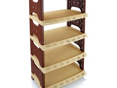 جاکفشی طرح دار جاسمین 5 طبقه هوم کت