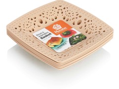 سبد نان و سبزی سه عددی هوم کت پلاستیک