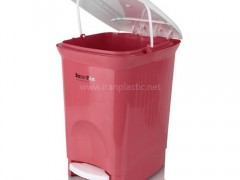 سطل زباله پدالی چهارگوش بازن پلاس
