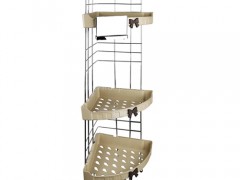 سه گوش حمام میکس سه طبقه لایف بازن پلاستیک کد 5516