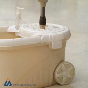 زمین شور چرخشی چرخدار سبد پلاستیکی شایلین 1020