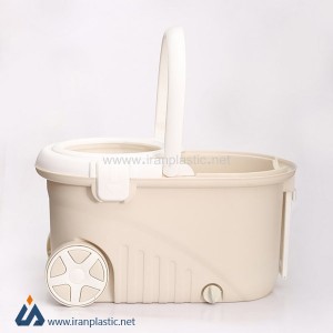 زمین شور چرخشی چرخدار سبد پلاستیکی شایلین 1020