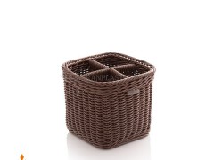 سبد بافت جاقاشقی بنفشه زیباسازان پلاستیک کد 51079