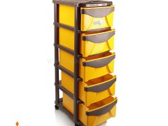 فایل پنج طبقه کشویی زیباسازان پلاستیک کد 37015