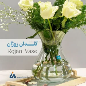 گلدان روژان پیشگامان بلور و شیشه 1085