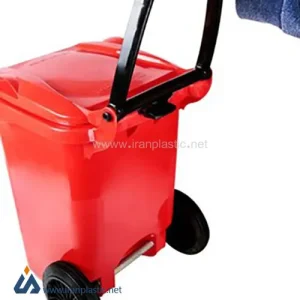 مخزن زباله 60 لیتری چرخ دار گودبین پلاستیک