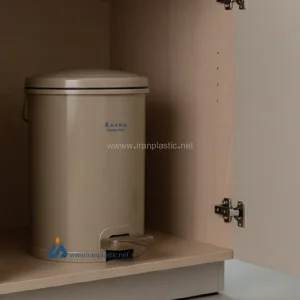سطل زباله پدال دار 14 لیتری کارن پلاستیک