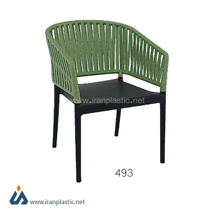 صندلی دسته‌دار بافت ناصر پلاستیک مدل 493.webp