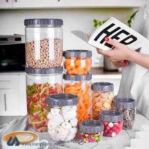 قوطی حبوبات آریسام پلاستیک L3