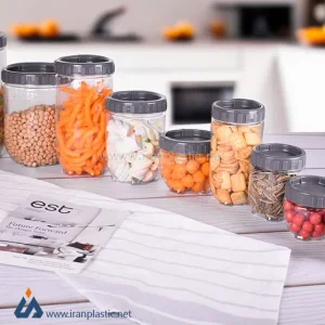 قوطی حبوبات آریسام پلاستیک L1