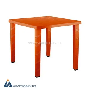 میز نهارخوری مربع 4 نفره پلاستیک ناصر پلاستیک کد 823
