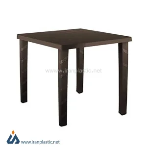 میز نهارخوری مربع 4 نفره پلاستیک ناصر پلاستیک کد 823