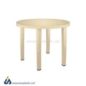 میز نهار خوری گرد 4 نفره ناصر پلاستیک کد 822