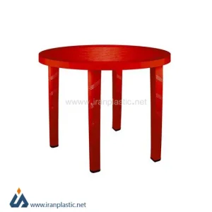 میز نهار خوری گرد 4 نفره ناصر پلاستیک کد 822