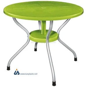 میز نهارخوری گرد پلاستیکی ناصر پلاستیک کد 922