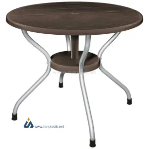 میز نهارخوری گرد پلاستیکی ناصر پلاستیک کد 922
