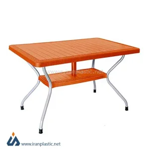 میز نهار خوری حصیربافت پلاستیکی ناصر کد 621