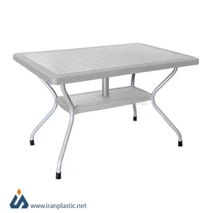 میز نهار خوری حصیربافت پلاستیکی ناصر کد 621