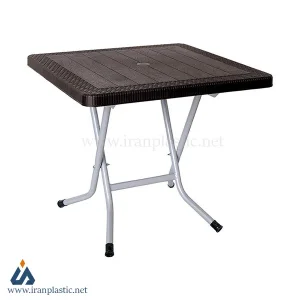 میز پایه فلزی تاشو پلاستیکی ناصر پلاستیک 423