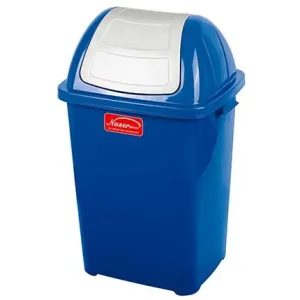 سطل زباله درب بادبزنی ناصر پلاستیک کد 5180