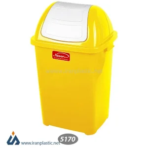 سطل زباله بادبزنی ناصر پلاستیک 5170
