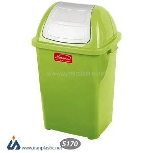 سطل زباله بادبزنی ناصر پلاستیک 5170
