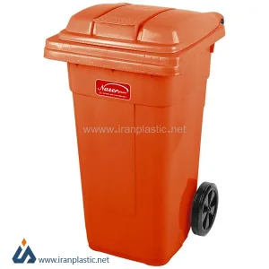 مخزن زباله چرخ دار پلاستیک ناصر 5100