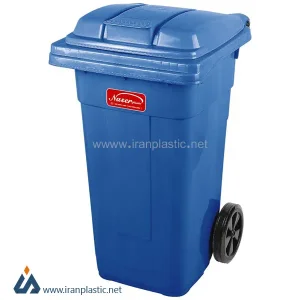مخزن زباله چرخ دار پلاستیک ناصر 5100