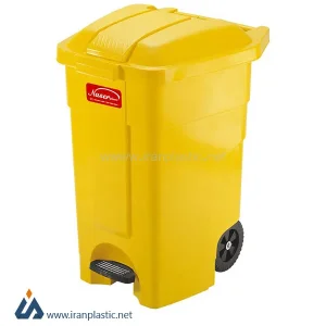 سطل  زباله پدالی ناصر پلاستیک کد 4800