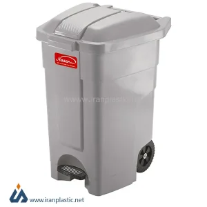 سطل  زباله پدالی ناصر پلاستیک 4800