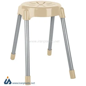 چهارپایه پایه فلزی متوسط ناصر پلاستیک کد 963