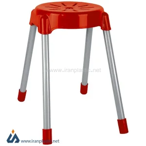 چهارپایه گرد متوسط ناصر پلاستیک 963