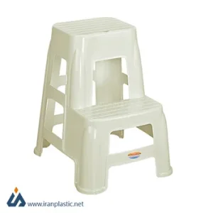 چهارپایه دوپله بلند ناصر پلاستیک 1617