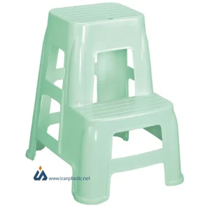 چهارپایه دوپله بلند سوپر ناصر پلاستیک 1618