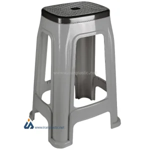 چهارپایه دو رنگ ناصر پلاستیک 1418