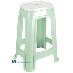 چهارپایه دو رنگ ناصر پلاستیک 1418