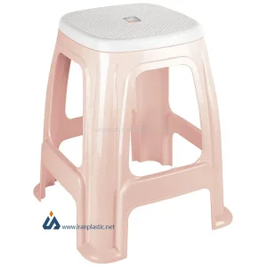 چهارپایه دو رنگ ناصر پلاستیک 918