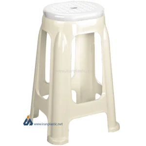 چهار پایه بلند دو رنگ ناصر پلاستیک کد 1417